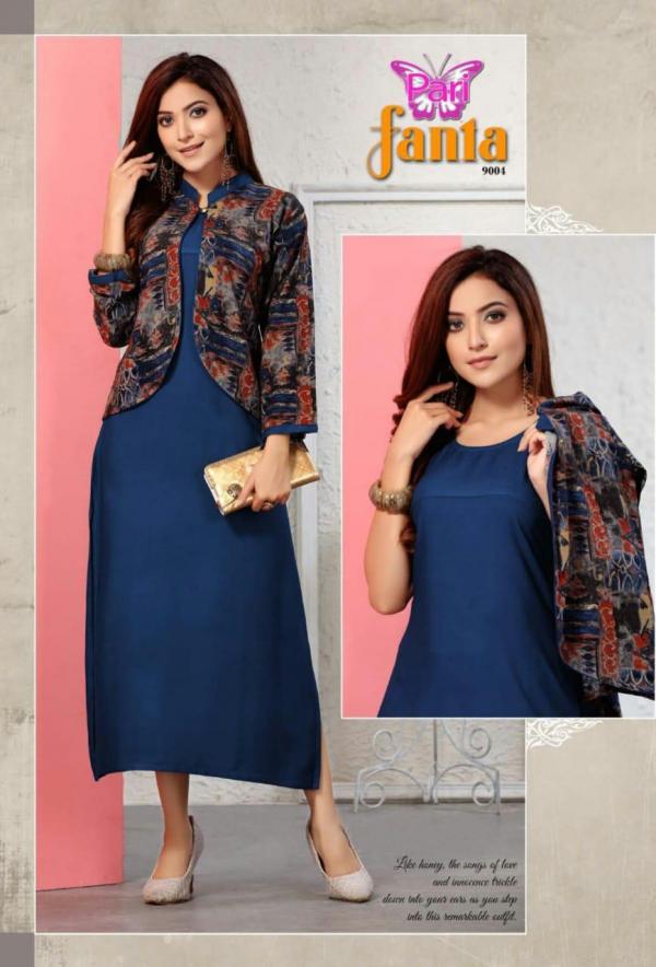 Pari-Fanta-Rayon-Kurti-With-Koti